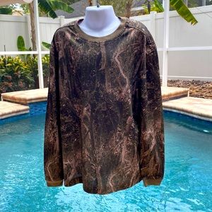 Reel Legends Camouflage Long Sleeve Kids Shirt - Size Small